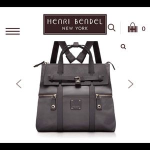 Henri Bendel Jetsetter Convertible Backpack - Gray